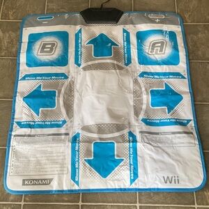 Konami Blue and Gray Dance Mat for Wii